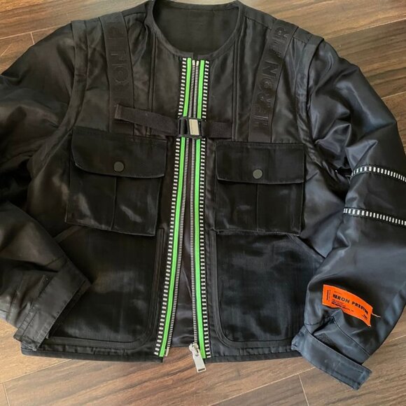 Runway S/S 2020: Heron Preston Utility Zip-Up Jacket - Picture 2 of 8